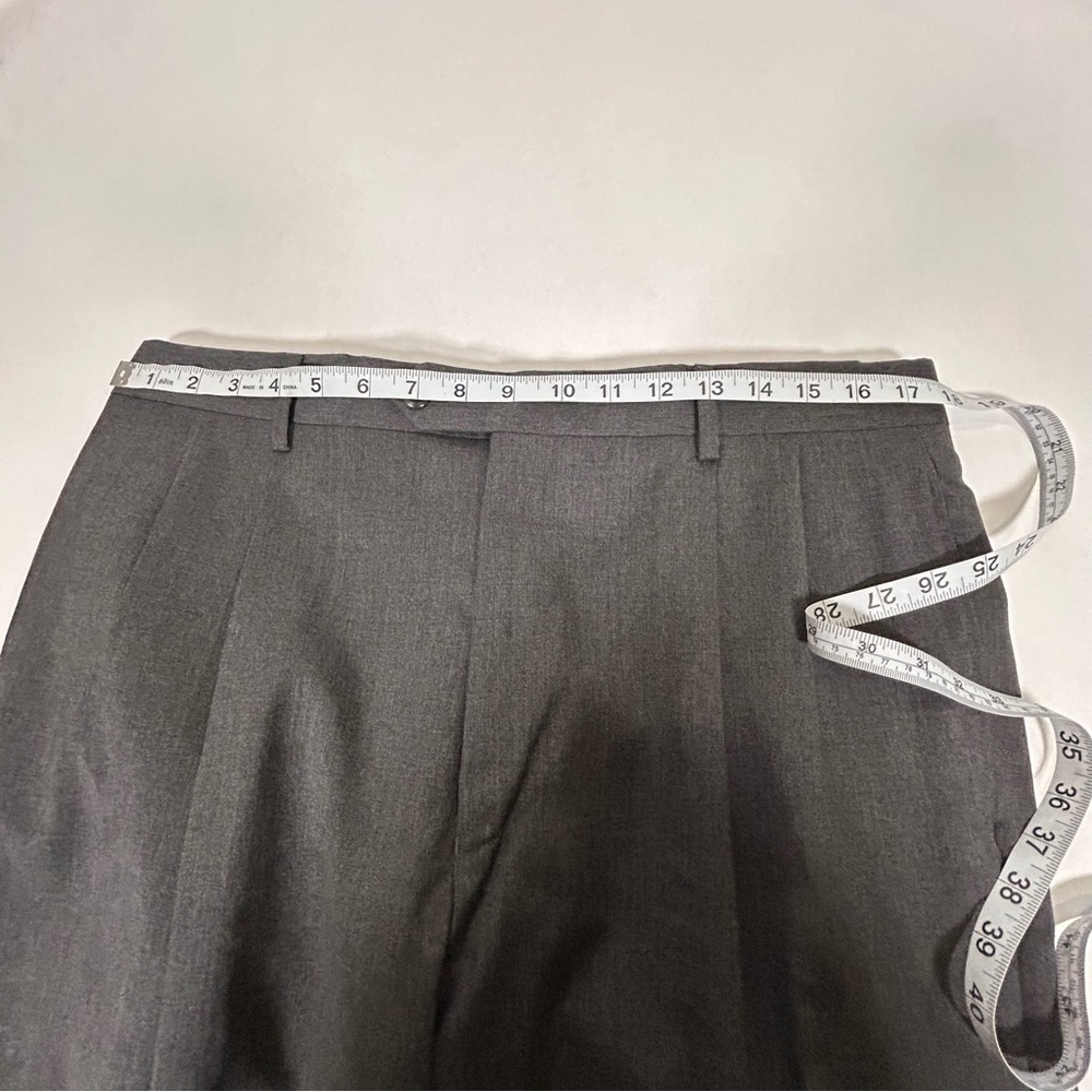 Jos. A. Bank Signature Collection Charcoal Gray Dress Pants - Picture 7 of 11